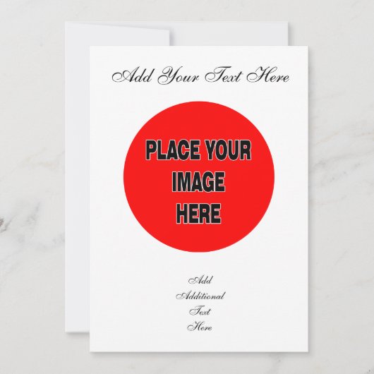 オリジナルの招待状を作成する 招待状 (正面)