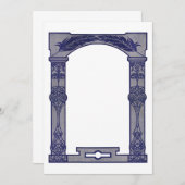 オリジナルの招待状を作成 - グレコローマン 招待状 (正面/裏面)