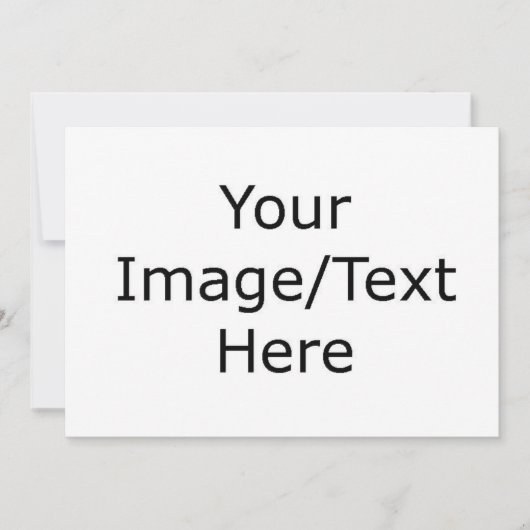 オリジナルの招待状 - 白い封筒付き 招待状 (正面)