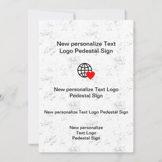 オリジナルの新しいフラット招待状をカスタマイズ 招待状 (正面)