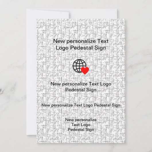 オリジナルの新しいフラット招待状をカスタマイズ 招待状 (正面)