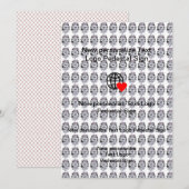 オリジナルの新しいフラット招待状をカスタマイズ 招待状 (正面/裏面)