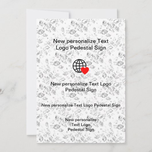 オリジナルの新しいフラット招待状をカスタマイズ 招待状 (正面)