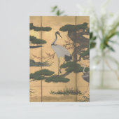 オリジナルの日本のかささぎ クラシックアート サンキューカード (スタンド正面)