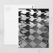 オリジナルの有名なドロー「昼と夜」 ポストカード (正面/裏面)