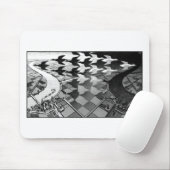 オリジナルの有名なドロー「昼と夜」 マウスパッド (マウス)