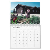オリジナルの楽しいギフトにできる家族写真 カレンダー (3月 2027)