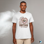 オリジナルの母の写真で「I Love My Mother」 Tシャツ