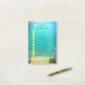 オリジナルの水中オーシャンシーン 4x6" ポストイット (デスク上)