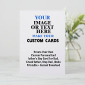 オリジナルの父の日カードを作成しよう #父の日 招待状 (スタンド正面)