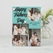 オリジナルの父の日, 4枚の写真のコラージュ シーズンカード (スタンド正面)