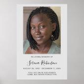 オリジナルの現代的なライフセレブレーション葬儀 ポスター (正面)