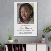 オリジナルの現代的なライフセレブレーション葬儀 ポスター