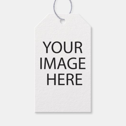 オリジナルの画像またはテキストのギフトタグを追加 ギフトタグ (正面)