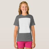 オリジナルの白いカスタム Tシャツ (正面フル)