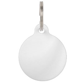 オリジナルの白いペット用IDタグを作成 ペット　ネームタグ