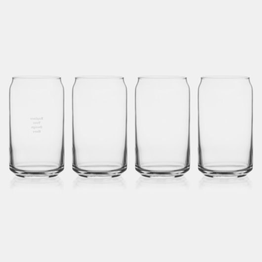 オリジナルの白い ガラス缶 (裏面)