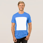 オリジナルの白い トライブレンドTシャツ (正面全面)