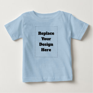オリジナルの白い ベビーTシャツ