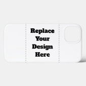 オリジナルの白い Case-Mate iPhoneケース (裏面 (横))