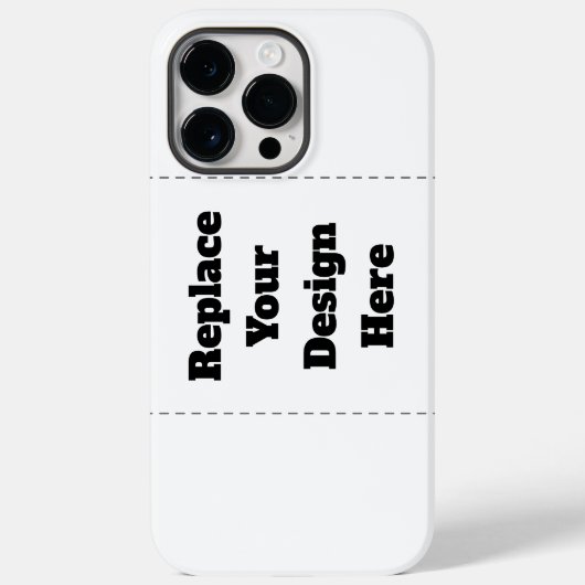 オリジナルの白い Case-Mate iPhoneケース (裏面)