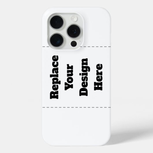 オリジナルの白い Case-Mate iPhoneケース (裏面)