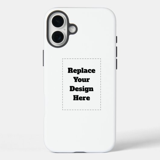 オリジナルの白い Case-Mate iPhoneケース (裏面)