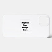 オリジナルの白い Case-Mate iPhoneケース (裏面 (横))