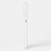 オリジナルの白い iPhoneケース (左側面)