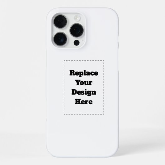 オリジナルの白い iPhoneケース (裏面)