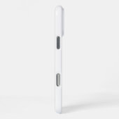 オリジナルの白い iPhoneケース (右側面)