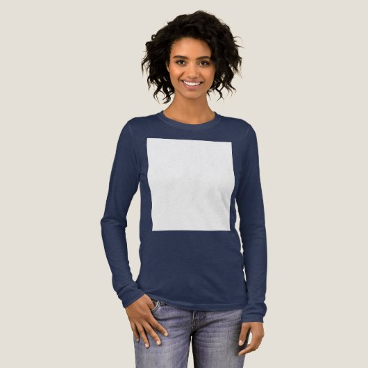 オリジナルの白のカスタム トライブレンドTシャツ (正面全体)