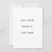 オリジナルの白を作成する カード (正面)