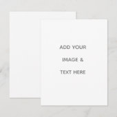 オリジナルの白を作成する ノートカード (正面/裏面)