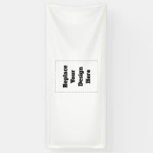 オリジナルの白を作成する 横断幕 (縦)