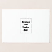 オリジナルの白を作成する 箔カード (内部)