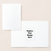 オリジナルの白を作成する 箔カード (ディスプレー)