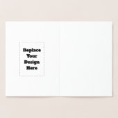 オリジナルの白を作成する 箔カード (内部)