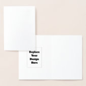 オリジナルの白を作成する 箔カード (ディスプレー)