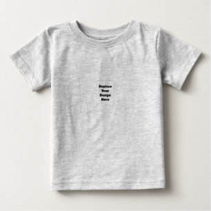 オリジナルの白を作成 ベビーTシャツ