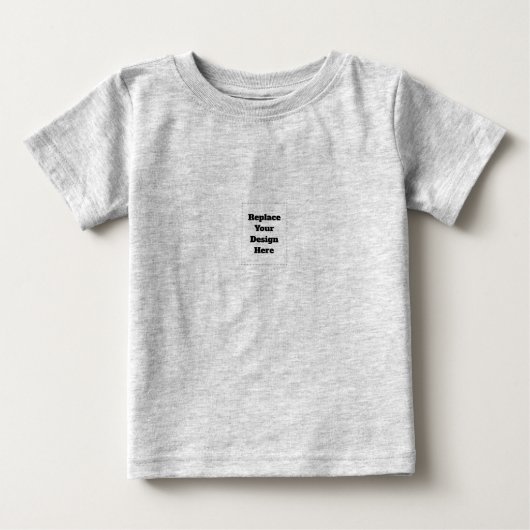 オリジナルの白を作成 ベビーTシャツ (正面)