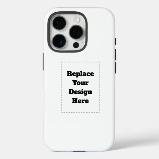 オリジナルの白を作成 Case-Mate iPhoneケース (裏面)