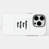 オリジナルの白を作成 Case-Mate iPhoneケース (裏面 (横))