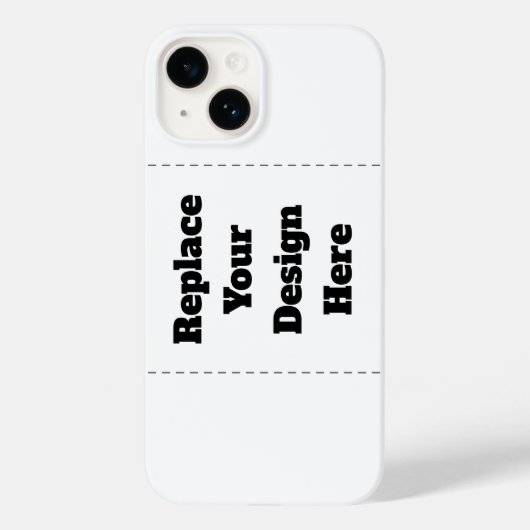 オリジナルの白を作成 Case-Mate iPhoneケース (裏面)