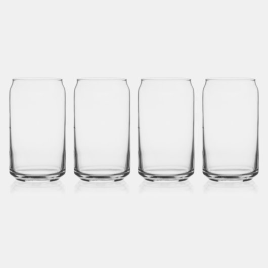 オリジナルの白 ガラス缶 (右)