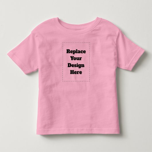 オリジナルの白 トドラーTシャツ (正面)