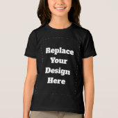 オリジナルの白 トライブレンドTシャツ (正面)