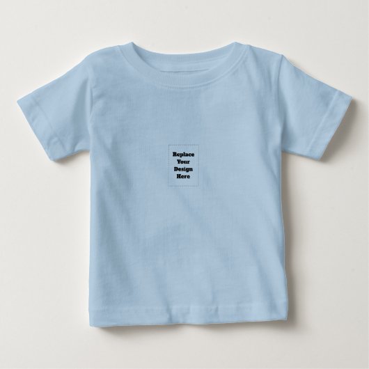オリジナルの白 ベビーTシャツ (正面)