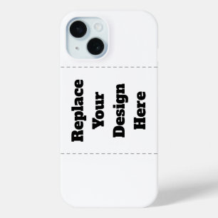 オリジナルの白 iPhone 15ケース