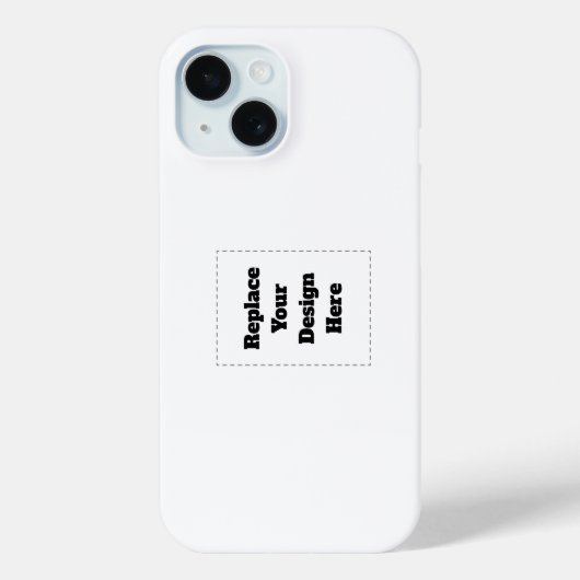 オリジナルの白 Case-Mate iPhoneケース (裏面)